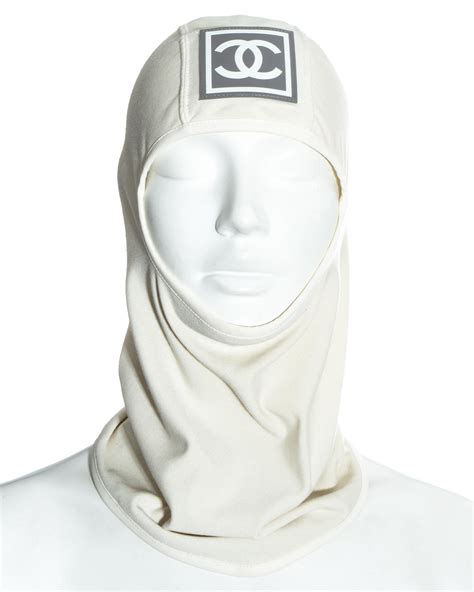 white chanel ski mask|Chanel eye mask.